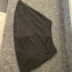 Black pickleball or tennis skirt
